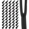 Nylon #5 Coil Zippers Set for Sewing Supplies, 50 Yards (Black, 51 Pieces)